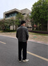 至濤褲子男夏季薄款潮流寬松直筒褲男生運(yùn)動男士休閑西褲長褲闊腿褲 KX00黑色 XL 曬單實拍圖