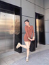 NINE WEST玖熙小白鞋女2025春季新款厚底德訓(xùn)鞋女鞋運動休閑軟底跑步阿甘鞋 白色 35 曬單實拍圖