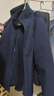 羅蒙（ROMON）三合一沖鋒衣男款冬季登山服加絨加厚大碼夾克戶(hù)外防風(fēng)外套 -藏青色內膽可拆卸 2XL 曬單實(shí)拍圖