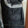 阿迪達斯ADIDAS三葉草男女冬季長款鴨絨600蓬白色連帽羽絨服 JJ4968 A/M 曬單實拍圖