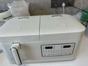 摩飛電器（Morphyrichards）電飯煲雙膽雙控 新款低糖家用電飯鍋雙內(nèi)膽2-6個人米湯分離瀝米飯小型迷你2升4升二合一 椰奶白 4L 曬單實拍圖