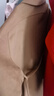 晚白【專(zhuān)享】雙面呢簡(jiǎn)約百搭時(shí)尚翻領(lǐng)長(cháng)款羊毛大衣女 駝色 XL 曬單實(shí)拍圖