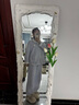嫚熙（EMXEE）秋冬莫代爾空氣棉孕婦哺乳月子服家居服 北極藍-兩件套 L【三層空氣夾棉，柔軟防靜電】 曬單實拍圖