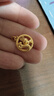 周大生黃金吊墜蛇年本命年足金蛇盤兔十二生肖吊墜情人節(jié)禮物復購補貼 蛇盤兔吊墜約0.6g+足金鏈約1.7g 曬單實拍圖
