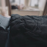 木魚笙笙黑色極簡侘寂風(fēng)丨床上四件套全棉純棉100%棉裸睡床單被套日式床品 影墨-黑色【順豐包郵】 1.5m床笠款四件套-被套200x230cm 曬單實拍圖
