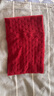 帕什【25新款】羊絨脖套100%山羊絨假領(lǐng)子秋冬戶(hù)外保暖針織圍脖P(pán)S-M06 波爾多紅 均碼 曬單實(shí)拍圖