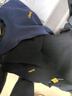 吉普（JEEP）衛(wèi)衣男春秋季寬松長(zhǎng)袖T恤男士圓領(lǐng)潮流衣服男裝 藍(lán)色加絨 L  曬單實(shí)拍圖