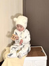 寧悠嬰兒外出服包腳春秋連體衣tinypeople嬰幼兒包腳連體衣春秋可愛(ài)時(shí) 長(zhǎng)頸鹿 66cm 均碼 曬單實(shí)拍圖
