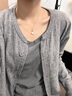 法蔻（farcoko）一貝子項鏈女新款白貝母輕奢時尚吊墜禮物女送人七夕節(jié)生日送女友 一貝子項鏈【高奢禮盒/順豐空運】 曬單實拍圖