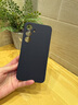 麥麥米適用三星Galaxy S25+手機(jī)殼 精孔液態(tài)硅膠全包軟殼三星s25+殼簡約新款防摔套 三星s25+丨商務(wù)黑丨精孔液態(tài)硅膠 曬單實(shí)拍圖
