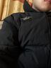 馬克華菲【重磅90鴨絨】連帽羽絨服男24秋冬保暖石墨烯可脫卸連帽加厚外套 001黑色 XL 曬單實(shí)拍圖