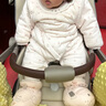 戴維貝拉（DAVE＆BELLA）嬰兒夾棉連體衣百天寶寶衣服抗菌防螨新生兒爬服冬裝新款幼童睡衣 花朵印花【現貨】 73cm（建議身高66-73cm） 曬單實(shí)拍圖