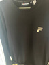 FILA FUSION斐樂官方潮牌情侶款套頭衛(wèi)衣2024冬寬松加絨針織上衣 曬單實拍圖