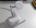 利樂普桌面折疊二合一iWatch無線充電器手表充電座收納支架適用蘋果iWatch9耳機(jī)AirPods三星Galaxy watch 白色【V8A蘋果手表版】 曬單實(shí)拍圖