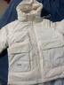 安初夏美式復古羽絨服男士冬季潮牌衣服男款潮流輕薄保暖面包服男裝外套 米白色 XL 曬單實(shí)拍圖