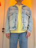 Levi's李維斯25年春夏新款男士美式復(fù)古工裝風(fēng)水洗牛仔夾克外套 淺藍(lán)色 A7632-0011 XL 曬單實(shí)拍圖