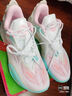李寧韋德全城11 V2丨籃球鞋男鞋透氣網(wǎng)面減震高回彈專(zhuān)業(yè)競技運動(dòng)鞋 標準白/熒光嫩粉-7 45 曬單實(shí)拍圖
