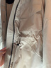 百圖betu女裝冬季新款羽絨服連帽寬松派克服羽絨外套女2411T09 卡其色 L 曬單實拍圖