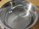 蘇泊爾（SUPOR）火鍋專(zhuān)用鍋鍋具304不銹鋼大容量家用湯鍋燃氣灶電磁爐通用 白色【清湯火鍋】 28cm 曬單實(shí)拍圖