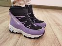 Skechers斯凱奇兒童絨絨靴保暖棉鞋男童女童高筒短靴加絨雪地靴660092L 曬單實(shí)拍圖