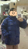 mont·bell 羽絨服男款冬季戶(hù)外高品質(zhì)800蓬鵝絨輕便保暖連帽外套 1101606 靛藍色 IND XL 曬單實(shí)拍圖