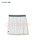 LACOSTE法國鱷魚(yú)女裝帶內襯凸紋網(wǎng)眼面料運動(dòng)休閑拼色半身裙|JF0990 7WJ/白色 M (165) 38 曬單實(shí)拍圖