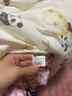 竹一百純棉加厚恒溫嬰兒睡袋1-3歲兒童分腿式睡袋秋冬款一體式M碼 熊貓 曬單實(shí)拍圖