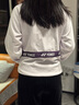 YONEX新款YONEX尤尼克斯YY羽毛球服外套長(cháng)袖運動(dòng)衣服 女款-250074BCR-白 L 曬單實(shí)拍圖