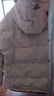 真維斯（Jeanswest）王一博代言棉服男秋冬季新款加棉加厚保暖羽面包絨外套棉衣 卡其色 2XL （建議體重130-150斤） 曬單實(shí)拍圖