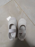 ARPGNHN校園小白鞋春秋季兒童帆布鞋幼兒園男女學(xué)生白色布鞋寶寶軟底室內 C08-1 24 碼/內長(cháng)16cm 曬單實(shí)拍圖