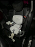 DEERKINGdeerking兒童安全座椅寶寶增高坐墊3-12歲大童便攜式簡易汽車載用 （紳士灰）+兒童側靠枕 兒童安全座椅 曬單實拍圖