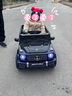 趣嬰寶兒童電動(dòng)車(chē)四輪汽車(chē)寶寶玩具車(chē)可坐大人男女孩可遙控大g越野童車(chē) 騎士黑：雙驅遙控+12V大電瓶 曬單實(shí)拍圖
