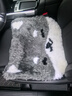 GREAT LIFE冬季羊毛坐墊汽車(chē)卡通毛絨保暖加厚辦公沙發(fā)座椅墊屁墊灰色單片 曬單實(shí)拍圖