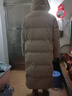 鴨鴨（YAYA）【王一博冰殼系列】中長(zhǎng)款羽絨服女情侶男女同款連帽加厚極寒外套 曬單實(shí)拍圖