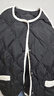 Gap女裝撞色設(shè)計(jì)波浪絎線羽絨服簡(jiǎn)約輕薄外套654995 黑色 S (160/80A) 亞洲尺碼 曬單實(shí)拍圖