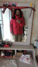 雪中飛羽絨服鴨絨男女士可拆卸帽中長(zhǎng)款休閑時(shí)尚情侶潮牌冬裝外套過(guò)年紅 紅色 M (170) 曬單實(shí)拍圖