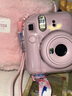富士（FUJIFILM）instax mini12自帶美顏拍立得相機花與她禮盒版含花花相紙迷你7+/se/9/11/25/90/99膠片相機升級版 淺櫻粉【花與她禮盒】 套餐二【標配套餐共20張相紙+ 曬單實(shí)拍圖