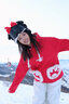 High Experience至高滑雪服衛(wèi)衣女單雙板衛(wèi)衣兔耳寬松衛(wèi)衣內(nèi)搭防水保暖滑雪衣上衣 焦紅 XS 曬單實(shí)拍圖