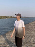 安初夏冰絲彈力圓領(lǐng)短袖t恤男士夏季新款韓版修身漸變色衣服男裝體恤衫 T109黑色+T109白色 XL 曬單實(shí)拍圖