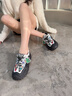 快樂瑪麗（J&M）運動鞋女2025春季新款厚底露營防滑戶外登山鞋休閑鞋百搭老爹鞋女 白色 （四季款/卡通印花新款） 37 (曬圖送20元紅包） 曬單實拍圖