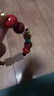 福進(jìn)家朱砂散珠帝王砂原礦高含量手串DIY小配件單珠正品圓珠單顆手鏈串 帝王砂散珠10MM*1顆 曬單實(shí)拍圖