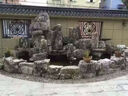 磬舒千層石魚(yú)池假山制作石料庭院假山園林景觀(guān)石天然原石造景假山流水 曬單實(shí)拍圖