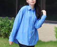 ELAND衣戀T恤女學(xué)院風(fēng)純棉寬松舒適顯瘦休閑長袖2025秋季新款 象牙白/白色(39)Ivory L 170 曬單實拍圖