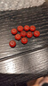 潮典 紅瑪瑙隔片墊片隔珠紅色散珠子算盤珠DIY佛珠手串配珠飾品配件 8*4mm【10顆】 曬單實(shí)拍圖
