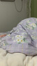 TEENIE WEENIE小熊棉刺繡睡衣女2025春秋季新款小翻領(lǐng)情侶家居服套裝 丁香紫 M 曬單實(shí)拍圖