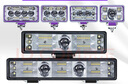 汽車(chē)led射燈大貨車(chē)激光炮12v24v越野車(chē)摩托車(chē)電動(dòng)燈大燈改裝防水 升級超亮4寸方激光炮大視野黃白光 曬單實(shí)拍圖