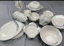 紅牡丹景德鎮陶瓷碗盤(pán)餐具簡(jiǎn)約輕奢餐具整套家用碗碟盤(pán)筷子喬遷禮品瓷器 云之物語(yǔ)85頭家庭16人實(shí)用套裝 曬單實(shí)拍圖