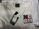 MEDM國潮秋季刺繡11色長(cháng)袖T恤男oversize體恤衫寬松休閑百搭上衣 白黑色 2XL 曬單實(shí)拍圖