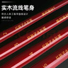 美邦祈富 8#水彩筆 水彩畫筆 專業(yè)級水彩毛筆 紅胖子圓頭拖把動(dòng)物毛筆國畫水彩畫筆【紅胖子】  曬單實(shí)拍圖
