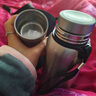 明鹿雙層純鈦保溫杯茶水分離男女士泡茶杯高端大容量鈦杯 【雪花銀】禮盒包裝 曬單實(shí)拍圖